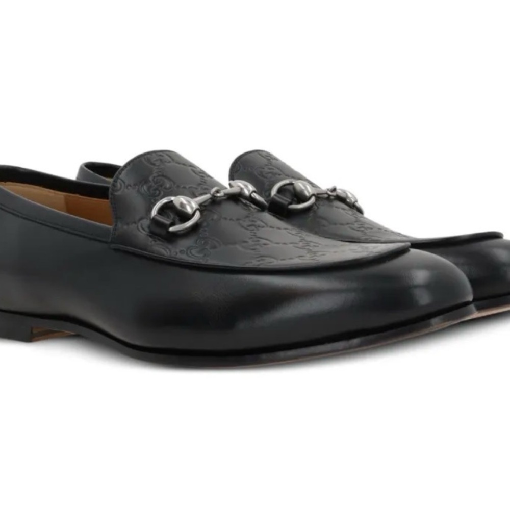 Gucci Black Leather Horsebit Loafers - Picture 3 of 9